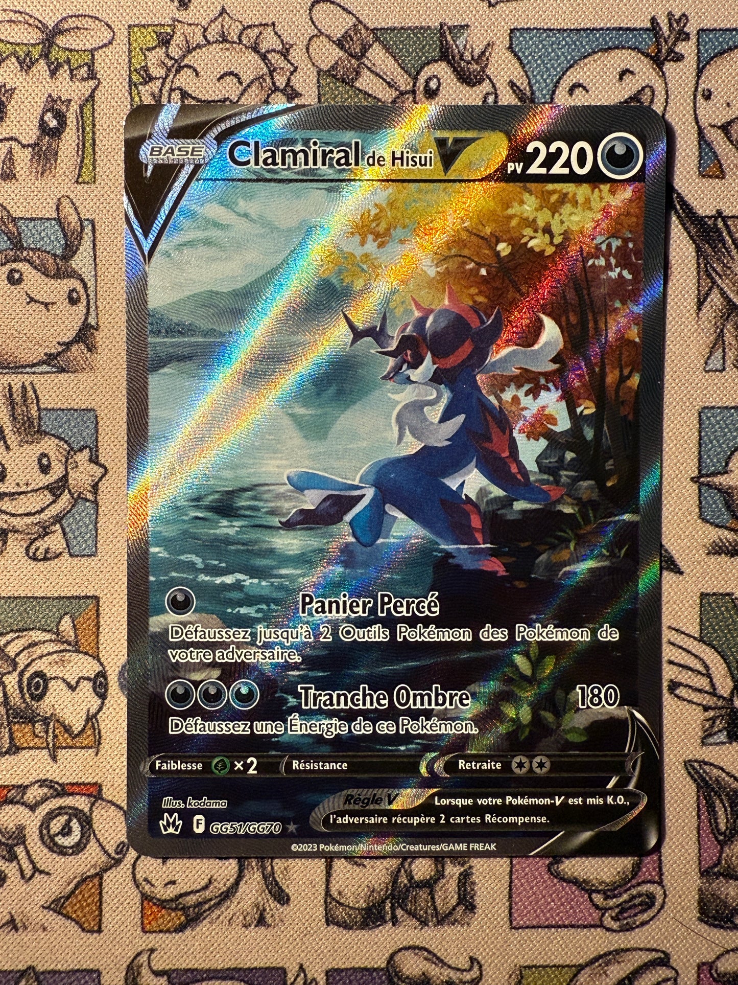 Hisuian Clamiral V GG51 Zenith Suprême