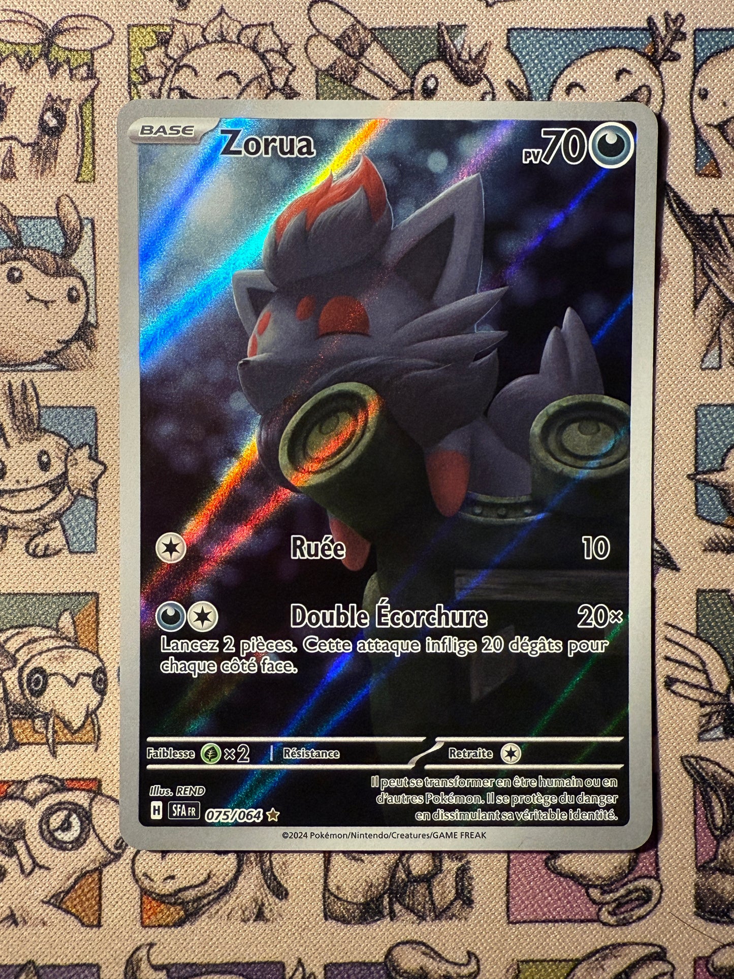 Zorua 75 Fable Nébuleuse