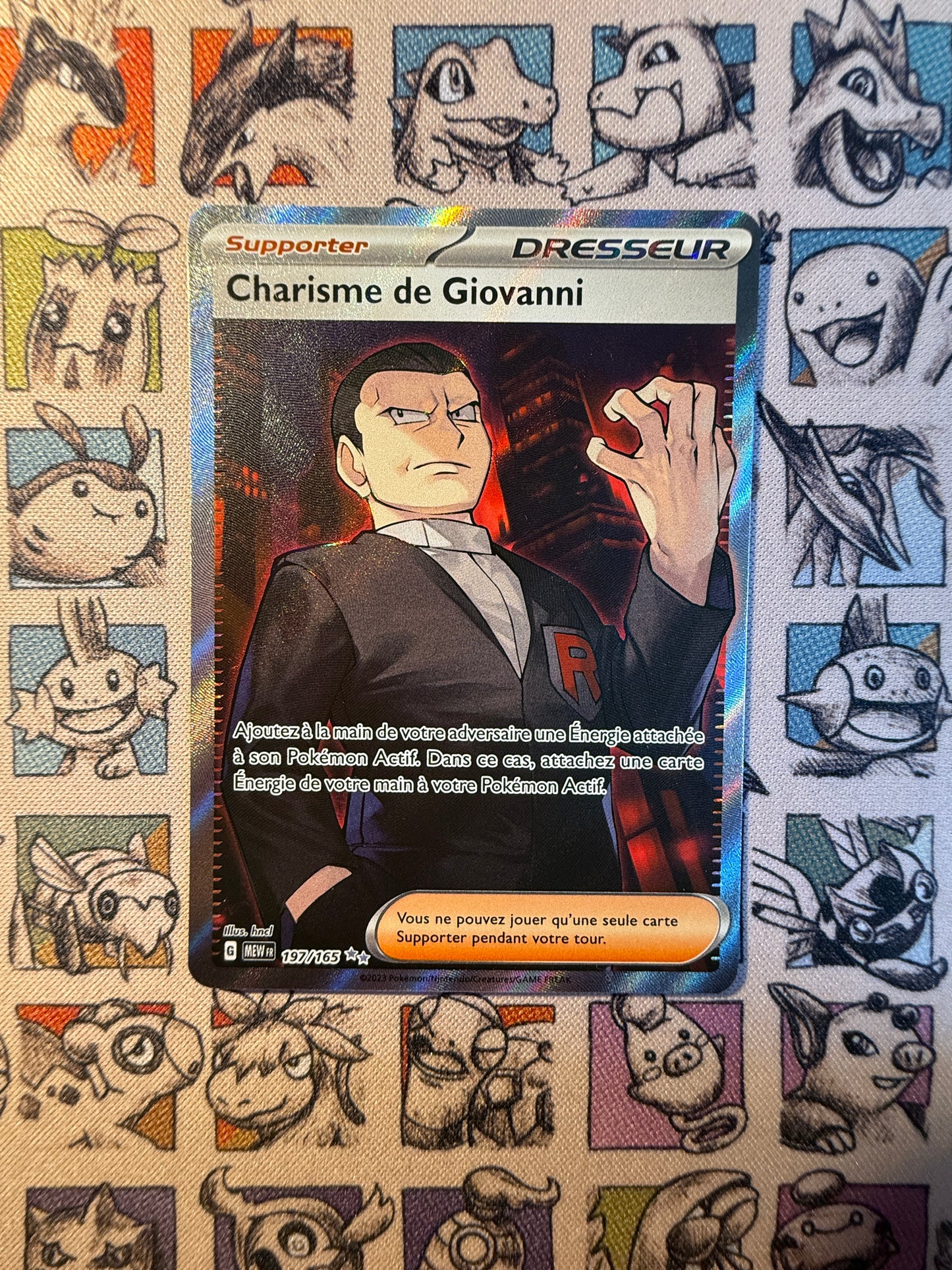 Charisme de Giovanni 197/165 Pokemon 151
