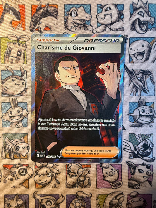Charisme de Giovanni 197/165 Pokemon 151