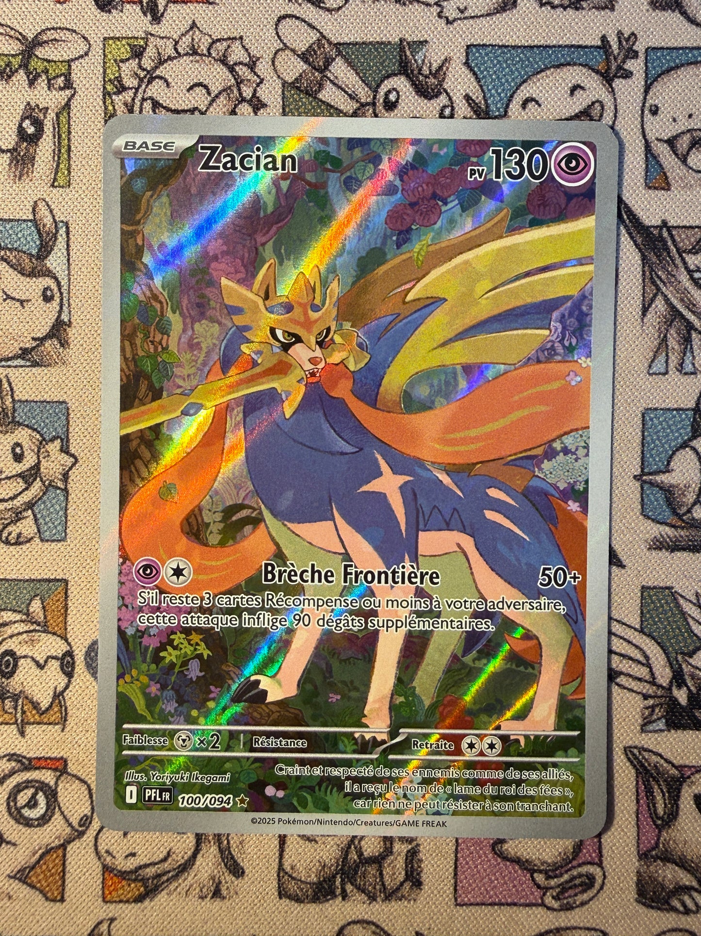 Zacian 100 Flammes Fantasmagoriques