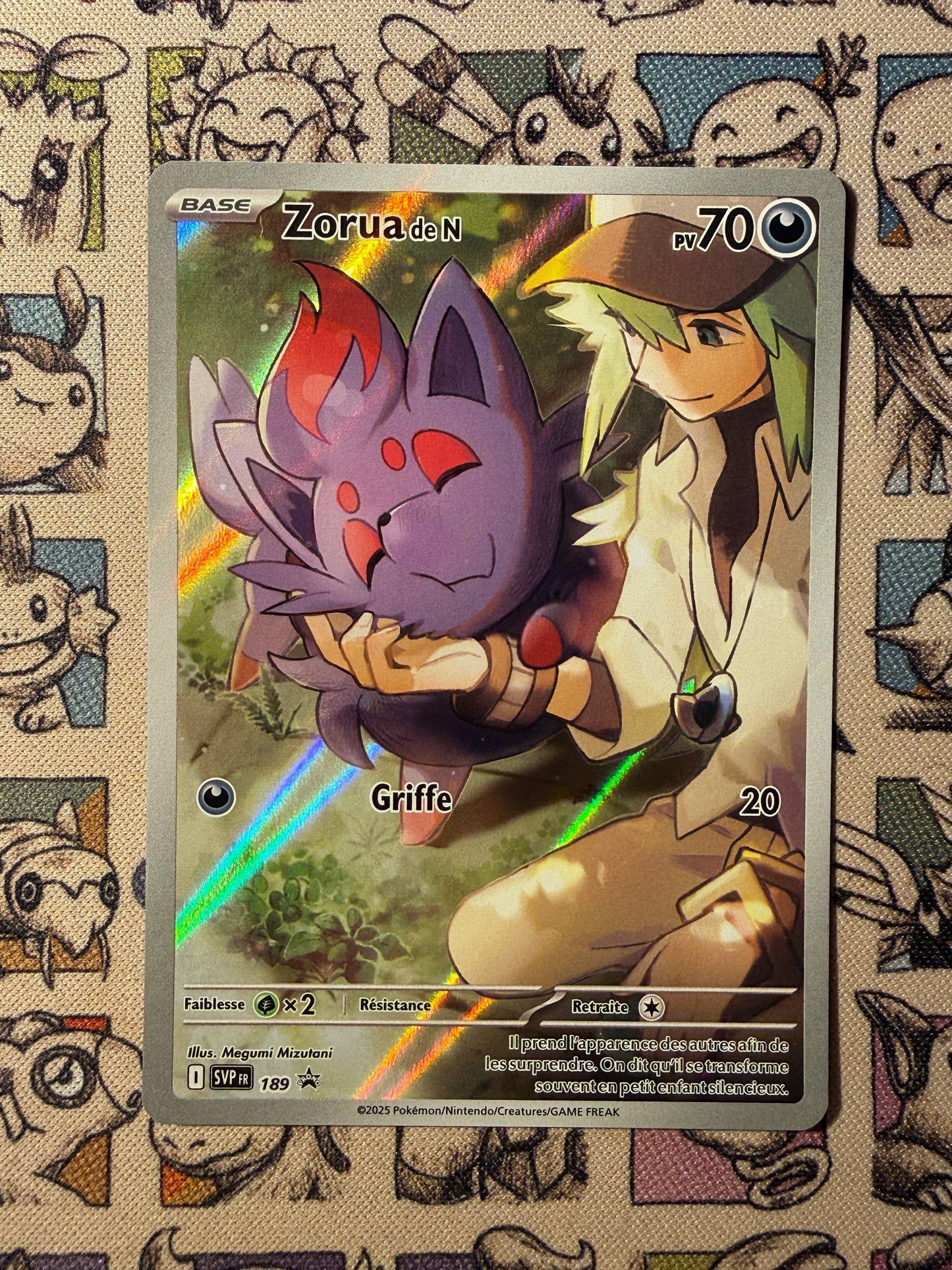 N's Zorua 189 Promos Ecarlate & Violet
