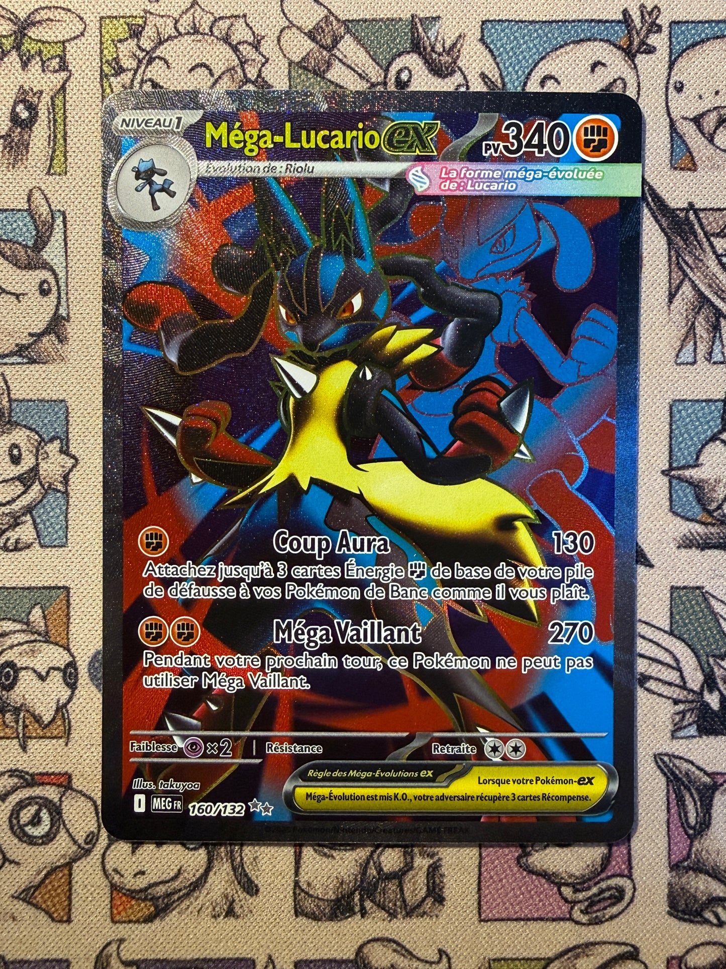 Méga Lucario 160 Méga évolution