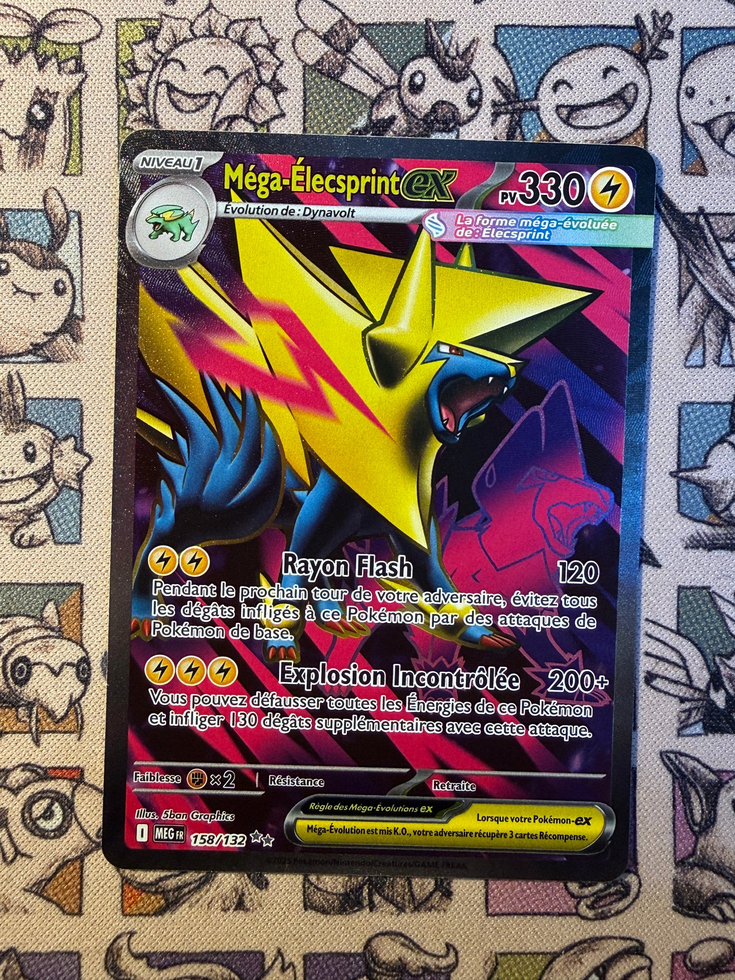 Mega Élecsprint ex 158 Mega Evolution