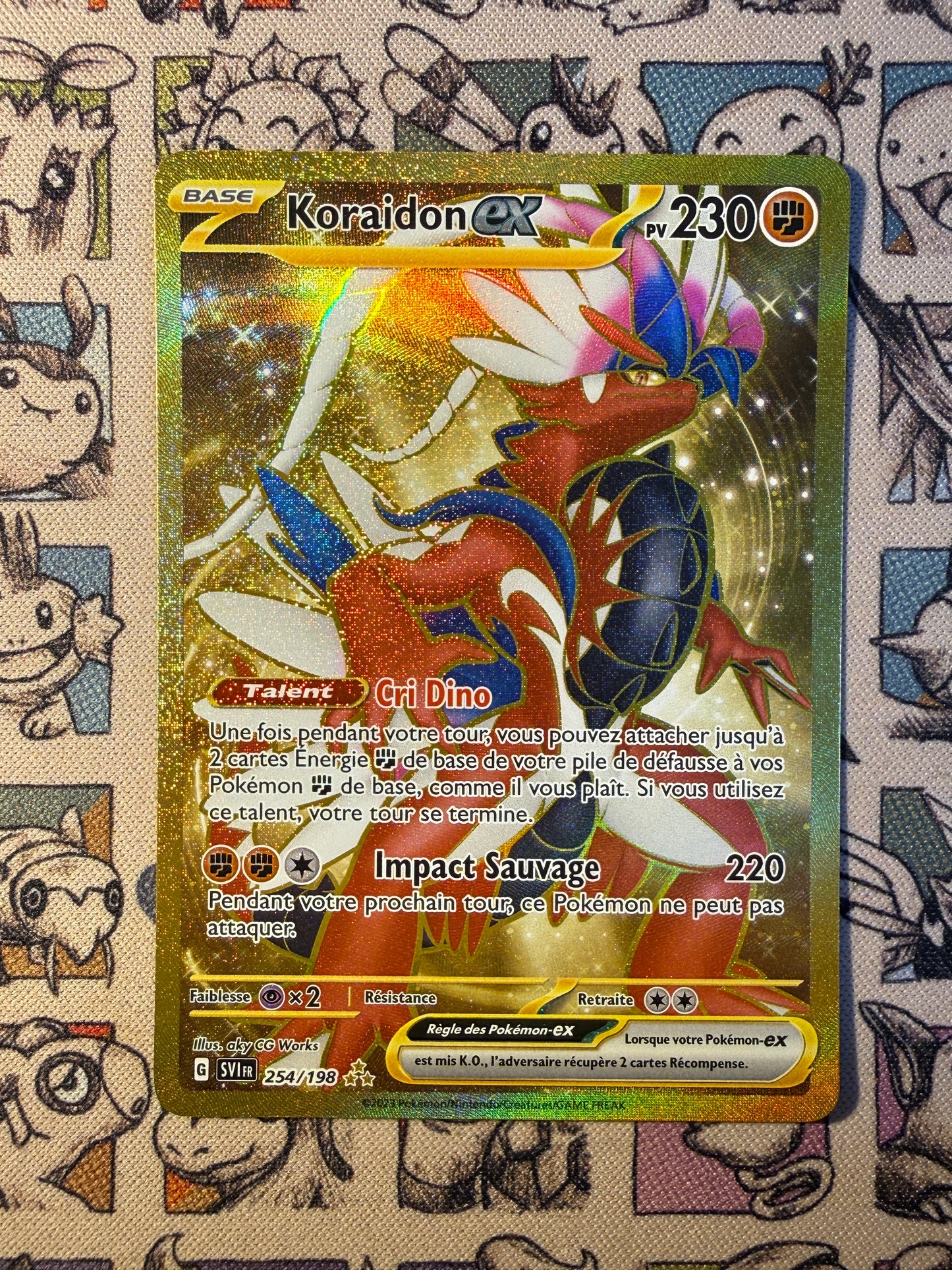 Koraidon ex 254 Ecarlate et Violet