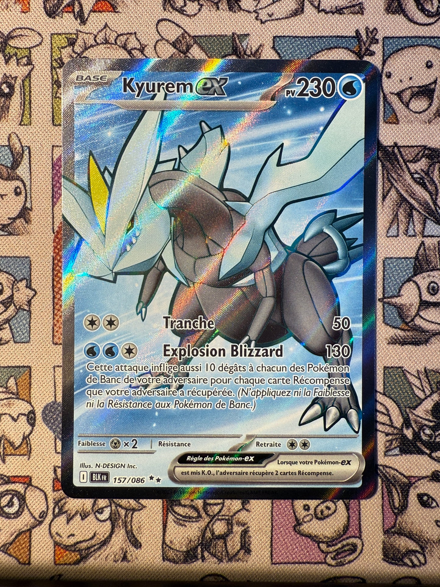 Kyurem ex 157 Foudre Noire