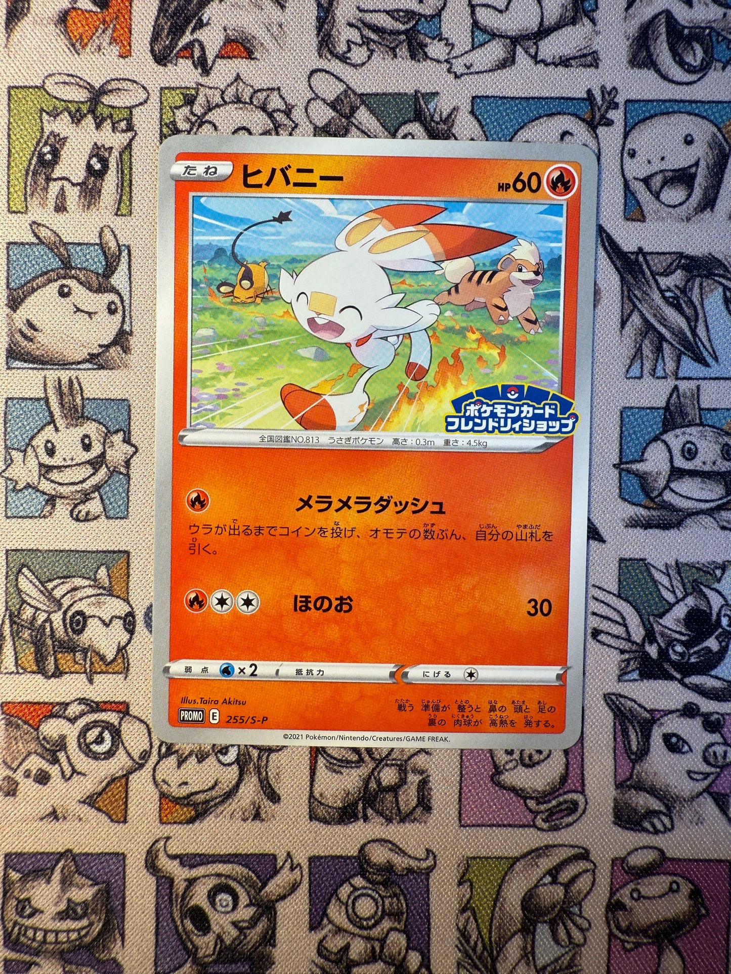 FLAMBINO promo 255/S-P Pokémon Card Friendly Shop purchase campaign