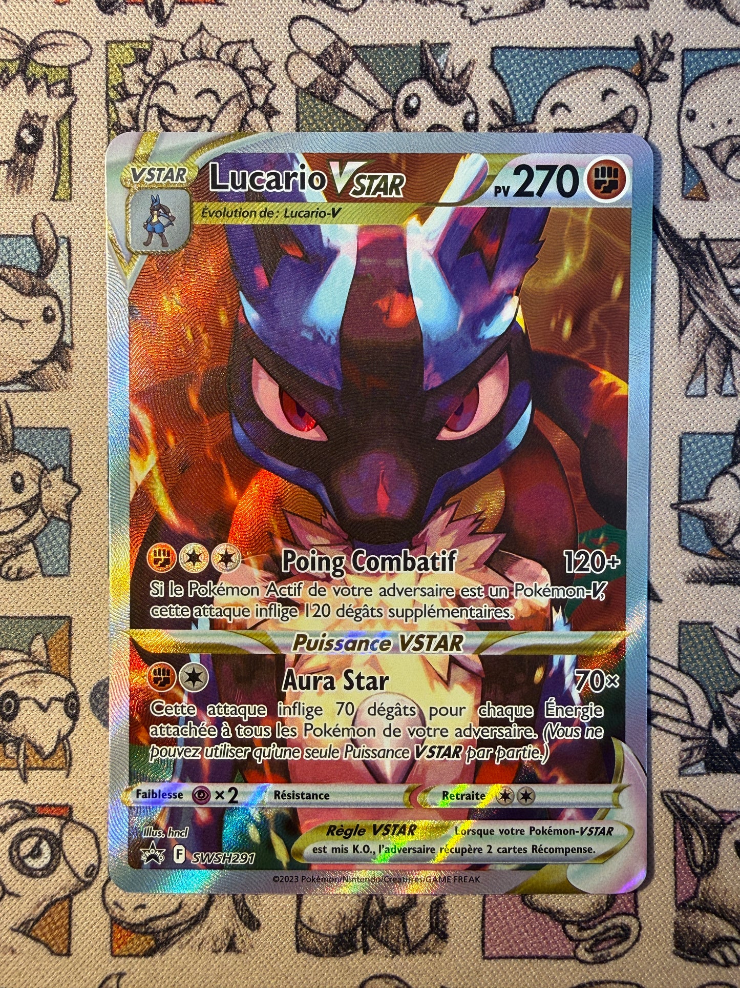 Lucario VSTAR SWSH291 Promo épée et bouclier