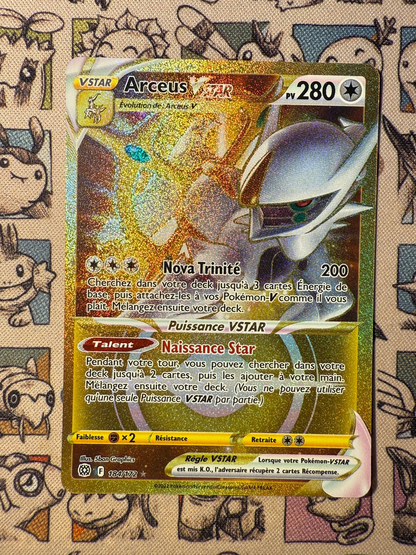 Arceus VSTAR 184 Stars Etincelantes